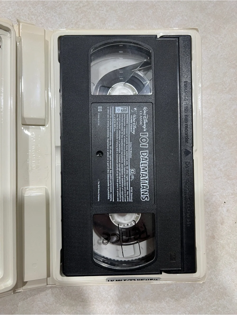 Disney Classic 101 Dalmatians VHS tape